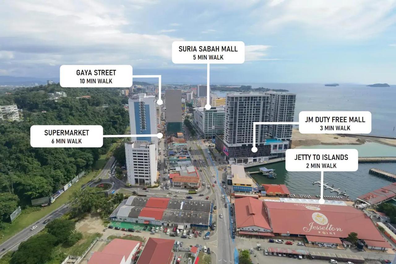 Jesselton Quay Sea View Hotel Кота Кинабалу Екстериор снимка